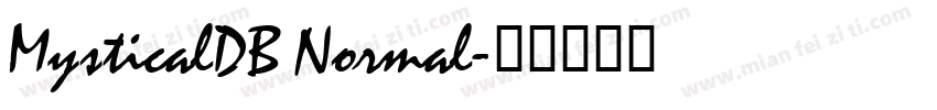MysticalDB Normal字体转换